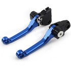 Pivot Brake Clutch Levers Fit Yamaha Yz 250f Yz 426f Yz 450f 2009-2020 Blue