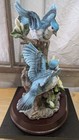 Wellington Collection Blue Jay Birds  Porcelain Detailed Wings Outstretched 9 x7