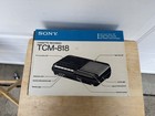 Vintage Sony Tcm-818 Cassette Player Recorder W  Power Cord Tested   Working