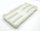 Vintage The American Cabinet Company Dental Instrument Tray  18 Milk Glass