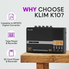 Klim K10 Portable Cassette Tape Player   Recorder  Mp3 Converter   8gb Sd Card