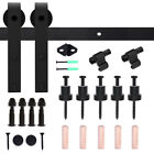 4-20ft Sliding Barn Door Hardware Closet Track Kit For Single double bypass Door