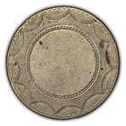 Love Token Blank Script On 25c F  1846 Seated Liberty Quarter - Key Date - Y3011