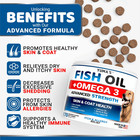 Omega 3 Fish Oil For Dogs 170 Chews Skin And Coat Supplement 170 Chews