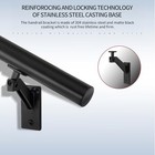 Handrails Kit For Indoor Outdoor Stairs   modern Aluminum 3 Ft Matte Black