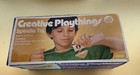 Vintage Creative Playthings Spindle Top Wood Pull String Toy W Box C0606