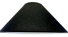 20 X 9 Inch Fabric Minimalist Industrial Lamp Shade Tapered Drum In Black