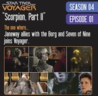 Star Trek Voyager Script Lot   Annotated Prod docs   Coa   Ep 01 Scorpion Part 2