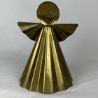 Department 56 Vintage Brass Christmas Angel Candle Holder 7 5 
