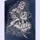 Tupac Biggie Eazy-e Skeleton Rap Legends Tee Fruit Of The Loom Xl Faded Black