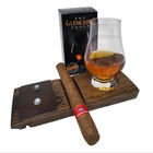 Glencairn Whiskey   Cigar Holder     Barrel Stave Coaster Tray