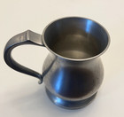 Vintage Marked England s Crown   Rose Cast Pewter Mug tankard