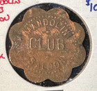 Globe  Arizona Mandolin Club Saloon Good For 1 Drink Trade Token