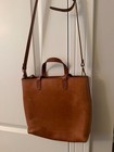 Madewell The Zip-top Transport Carryall Leather Crossbody Bag