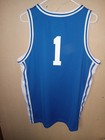 Nike Dri-fit Duke Blue Devils  1 Basketball Jersey Blue white Men   s L
