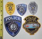 Lot Of 5 Diff Cornelius Nc Police Patches Mecklenburg County North Carolina