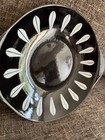 Cathrineholm 8 5    Black With White Lotus Scampi Plate Glossy Near Mint No Chips 