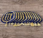 Blue Lodge Masonic Regalia Chain Collar With Officer Golden Jewels Set Of 12