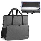  Desktop Tower And Monitor Carrying Case travel Bag For Pc Chassis  Gray