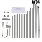Retevis Ay04 Uhf Vhf Yagi Antenna 100w Baofeng Kenwood 8 Elements Sl16 k