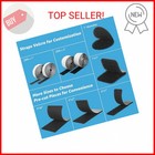 Art3d 16 Sets Hook And Loop Tape Sticky Back 1 In x 4 In  Double-sided Command A