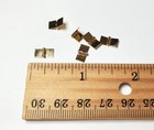 Tiny Dollhouse Miniature Working Hinges Set Of 6 1 12 Scale Gold Painted Brass