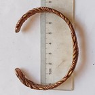 Ancient Rare Antique Bronze Viking Twisted Bracelet Amazing Very Stunning