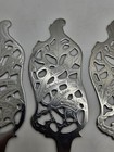 4 Absente Absinthe Sugar Spoon Wormwood Leaf Style Cocktail Barware Collectible
