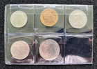 Benito Mussolini  Dictator Of Italy Wwii Set Of 5 Coins   2 Banknotes 1939-1943