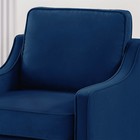 3 Seater Upholstered Sofa Couch Loveseat Sofa Modern Living Room Sofa Navy