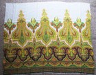 Vintage 70s Mid Century Fabric Couleur Gallery Division Indonesian Inspired Boho