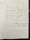 1862 Antique Civil War Letter Freehold Nj Edgar Griggs Dearest Louise Reg Formed