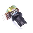 Us Stock 10units 100k B100k Ohm Linear Taper Rotary Potentiometer Pot White Knob