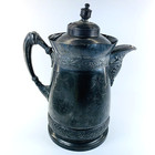 Antique Simpson Hall Miller Silver Plated Water Pitcher Jug    387