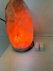 Himalayan Salt Lamp 10 In  Tall With Dimmer Switch  Night Light Table Lamp