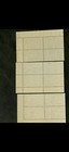 Egypt- King Farouk 1951 Block Control Number Mnh For Olympic 1951