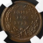 1863 Patriotic Civil War Token 235 269a Ngc Ms62 Bn