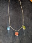 Vintage Cathy Waterman True Hearts Charm Necklace Bow   Arrow Lighting Anchor