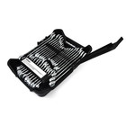 Hyper Tough 32pc Combination Wrench Set Sae Metric Standard Stubby W  Case
