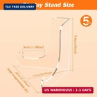 5 Pack Acrylic Display Stand  Plate Stand For Display  Easel Stand