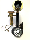 Early 1930 s Western Electric Antique Rotary Dial Candlestick Telephone Works 