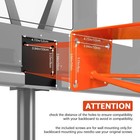 18  Basketball Rim Replacement Solid Outdoor Heavy Duty Hanging Outdoor