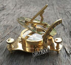 Brass Sundial Compass Clock West London Working Sun Maritime Vintage Sailor Gift