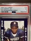 1988 Cal Cards Ken Griffey Junior             san Bernardino Spirit