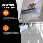 Self Leveling Epoxy Color Sand Floor Paint With Marble Texture Finish  1 Gallon 
