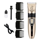 Dog Cat Pet Grooming Kit Rechargeable Cordless Electric Hair Clipper Trimmer Set