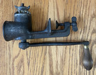 Antique L f    C  No 1 Metal Universal Food Chopper Meat Grinder 1899 Patent Usa