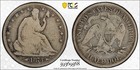 1873-cc Liberty Seated Half Dollar Arrows Pcgs Vg08 Cac