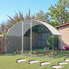 6 5 X 10 Ft Metal Outdoor Chicken Coop Run Cage Rabbit Hutch Hen House Enclosure