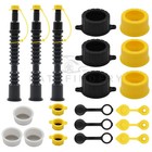 3pk Spout With Vent Kit Replacement For Old Gas Can Fill Fuel Diesel Water Jug